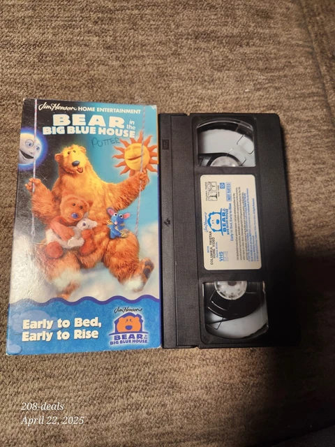 BEAR IN THE Big Blue House Early To Bed, Early To Rise VHS 2000 £10.18 ...