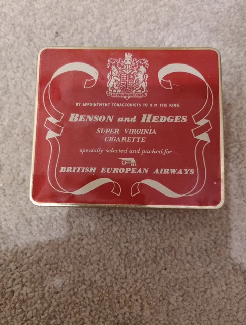 benson and hedges super virginia cigarette tin Vintage & Advertising Box Old Bond St Vintage Benson and Hedges Super