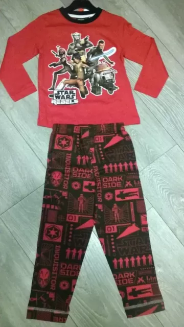 Red Star Wars Rebels nightwear pyjamas sleepwear set NEW Boys & Girls Age 4 6 8