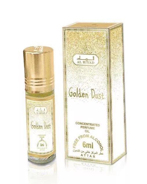 Golden Dust - 6ml - Concentrated - Perfume Oil - Roll On - Al Riyad/Khalis