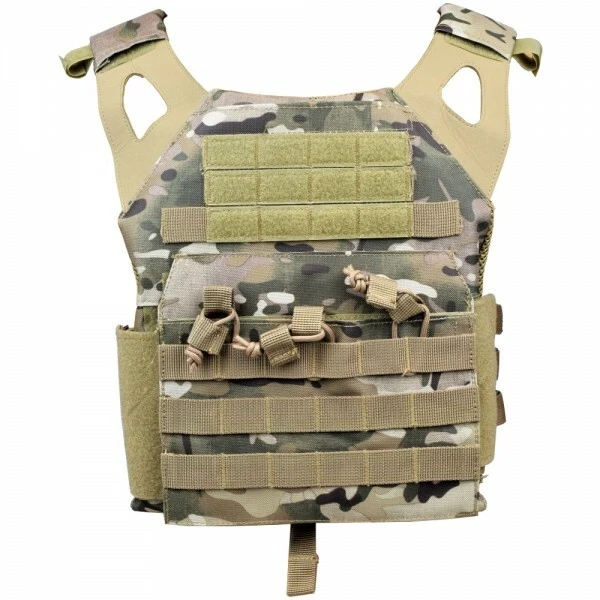 Gilet Tattico JPC Softair Leggero, Portapiastre, Mimetico, Per Caccia E Addestramento - Vari Colori