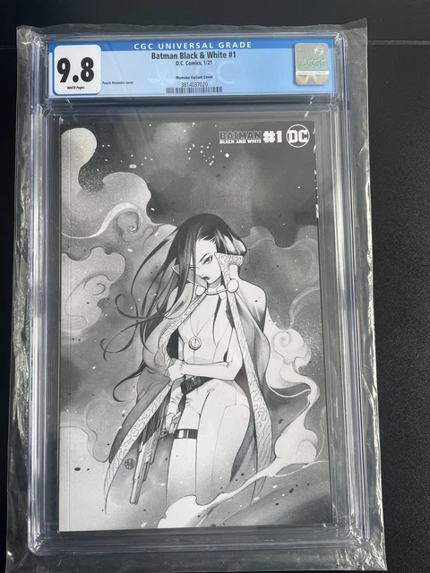 *No Reserve* Dc Comics Batman Black & White #1 Peach Momoko Variant Cgc 9.8 Rare