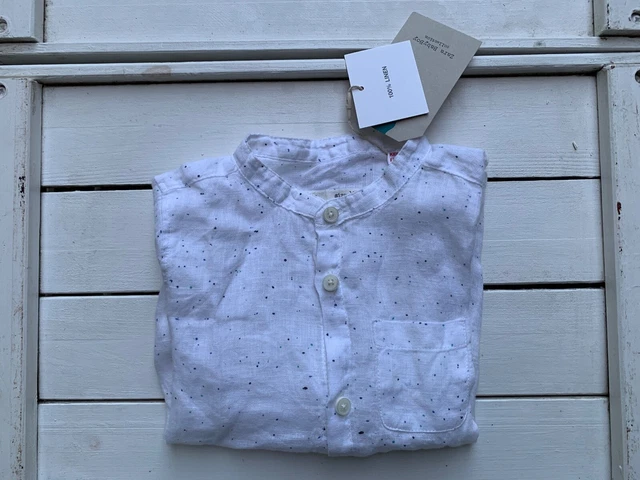 Camicia Neonato Bambino Zara Baby Boy 12-18 Mesi 86Cm 100% Lino