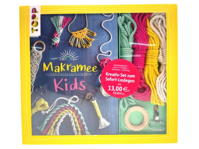 Kreativ-Set Makramee Kids: Buch mit Grundlagen und #5002869