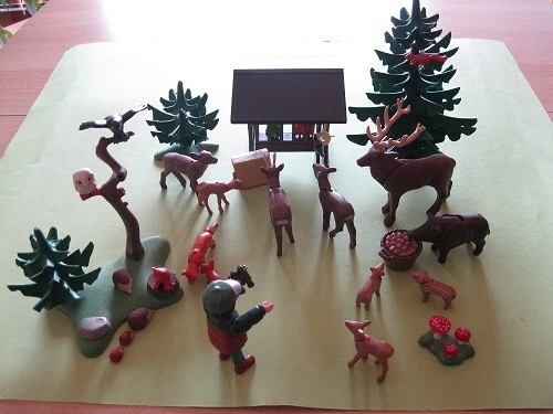 playmobil konvolut Waldtiere,Rancher,Bäume,gebraucht