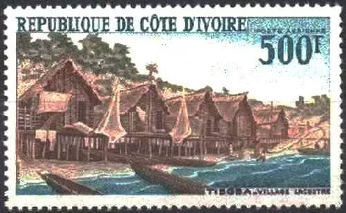 Timbre Cote d'Ivoire PA40 ** (74631FG) - cote : 13 €