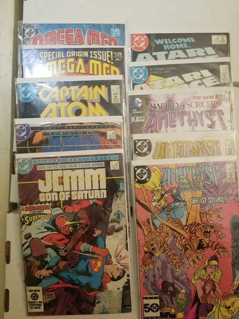 Lot of 10 DC Comics Assorted 1983-1987 & 1 (2013) Excellent condition