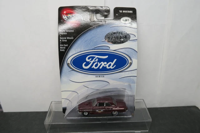 2002 Hot Wheels 100% Ford Series 1964 Ford Thunderbolt On Error Card '65 Mustang 2002 Hot Wheels 100% Ford Series 1964 Ford Thunderbolt On Error Card '65 Mustang