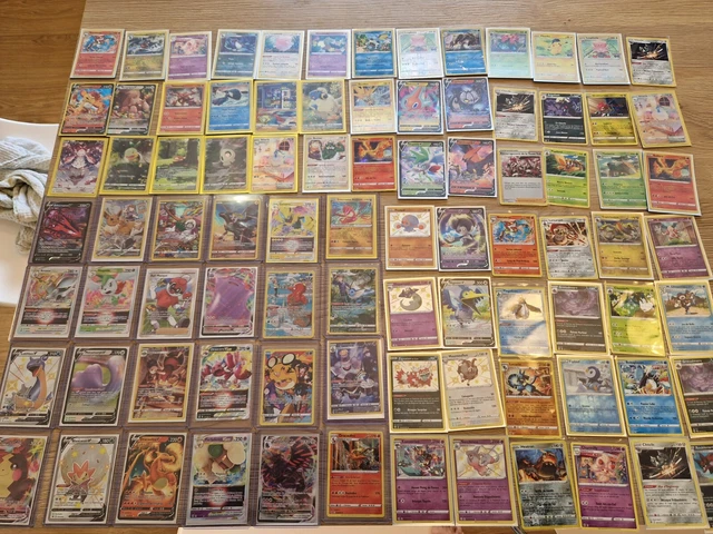 collection de carte pokemon lot rare et ultrat rare dracaufeu v vmax vstar  ....