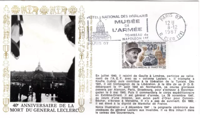 H019+FDC ENVELOPPE FLAMME 1er JOUR   40° ANNIVERSAIRE MORT GENERAL DE GAULLE