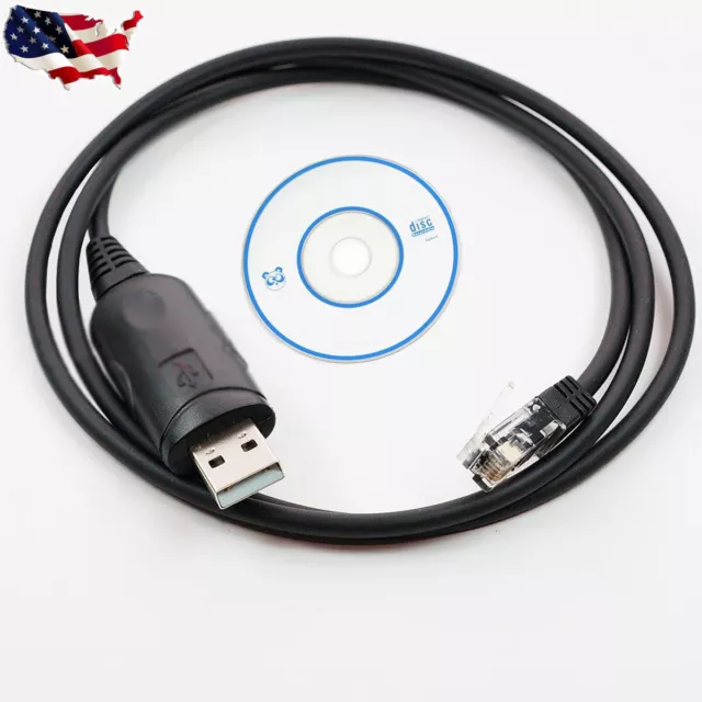 USB Programming Cable for Yaesu Radio FT-1500M FT-2800M FT-2900R FT-1900R