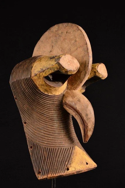 18408 African Authentic Songye Kifwebe Mask DR Congo