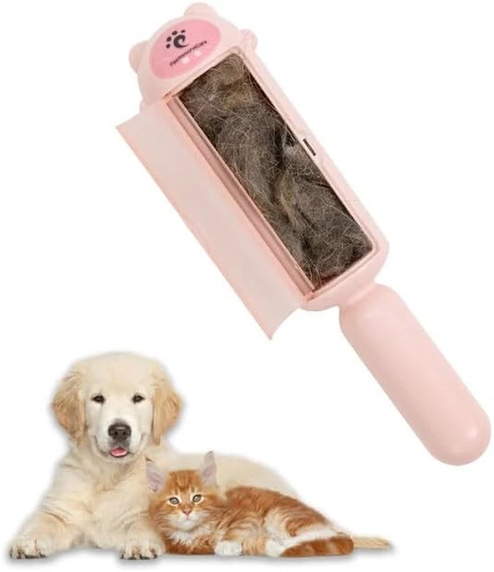 Pet Hair Remover, Reusable Pet Hair Roller, Portable Pet Lint Roller for Carpet,