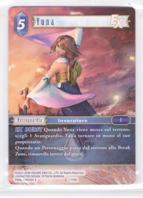 Final Fantasy TCG Yuna Opus I 1-156H ITA