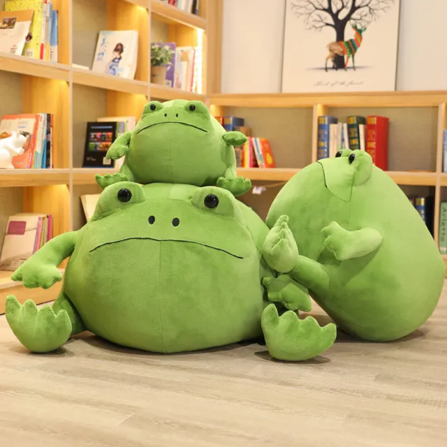 Plush Frog Toys Kids Cartoon Accompany