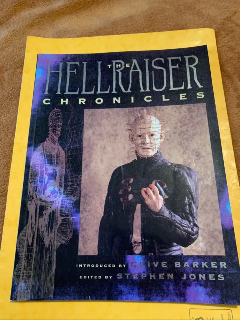 The Hellraiser Chronicles (1992, 1. Auflage) - Clive Barker sehr seltenes Buch