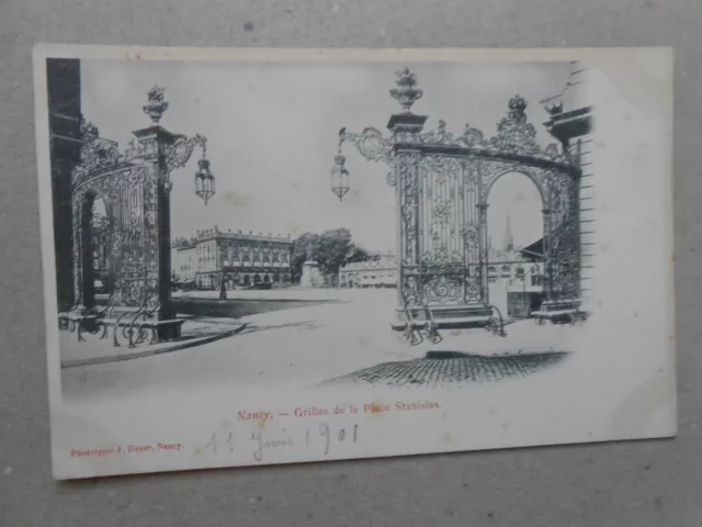 CPA nancy grilles de la place stanislas early 1900