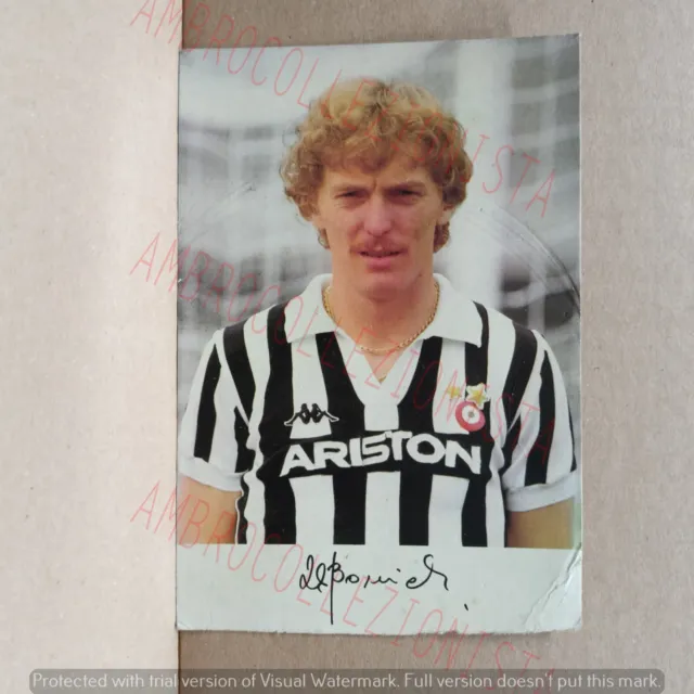 Cartolina Giocatore Juventus Anni '70 - Zbigniew Boniek con Autografo (stampato)