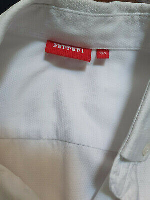 Completo 4 pezzi Cerimonia tg 10 anni - pantalone blu camicia bianca Ferrari 2