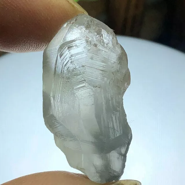 WOW！！！Rare TOP Natural Clear Blue rabbit hair Quartz gem Crystal specimen 10g