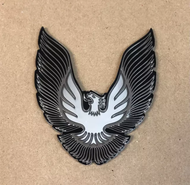 NOS OEM Fuel Door Cover Only With Silver Bird Emblem 1979-1981 Firebird Trans Am
