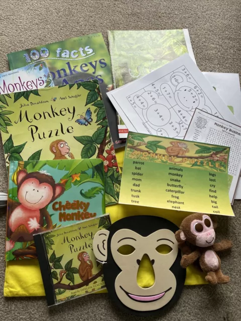 Monkey Puzzle Story Sack Teaching / Home Schooling resource EYFS