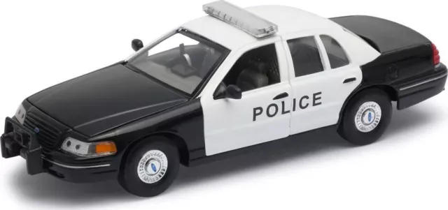 WELLY American car police car Ford Crown Victoria mini car 1... Ships from Japan