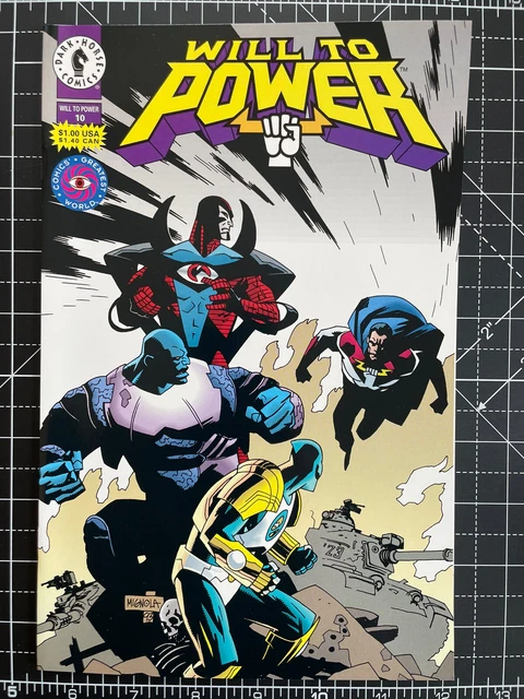 💥👊🏻 WILL TO POWER #10 Dark Horse Comic's Greatest World 1994 High Grade👊🏻💥