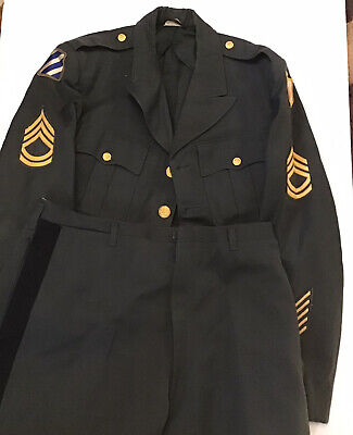 US ARMY UNIFORM 3rd Division patch jacket pants vintage Sergeant 1st Costume