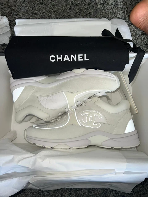 women white chanel sneakers