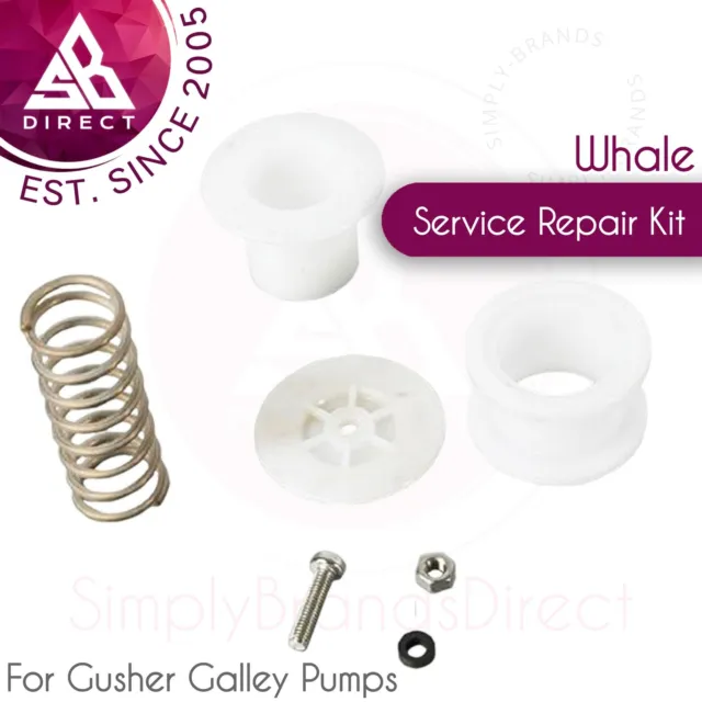 Whale AS0556 Piston Fonctionnement Ressort Service Réparation Kit │ Pour Geyser