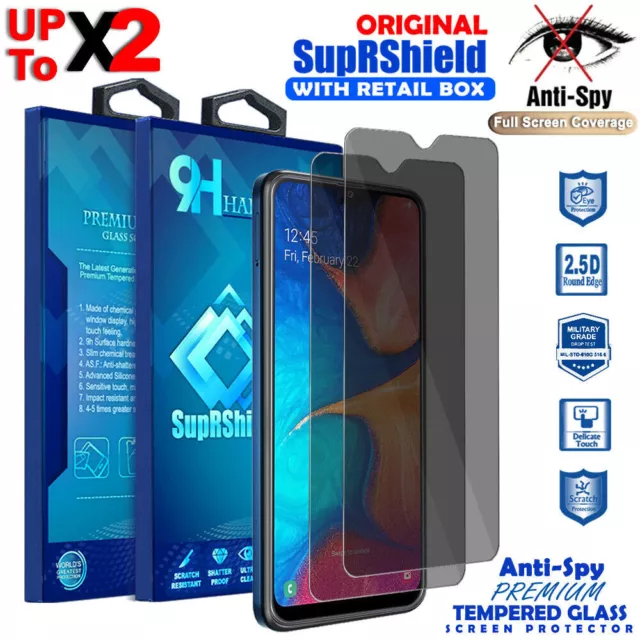 Fr Samsung Galaxy A12 A13 A14 A34 A20 A30 A52 A53 Privacy Glass Screen Protector