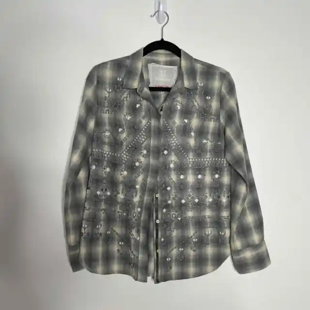 Johnny Was 3J Work Wear collection Women's Size Small plaid EUC