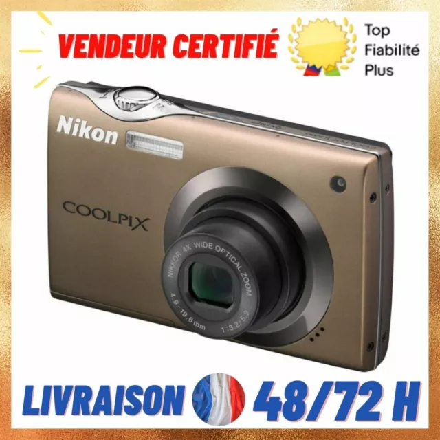 NIKON COOLPIX S4000 compact APN 12 Mpx Tactile Zoom x4 Nikkor 27-108 mm + Stylet