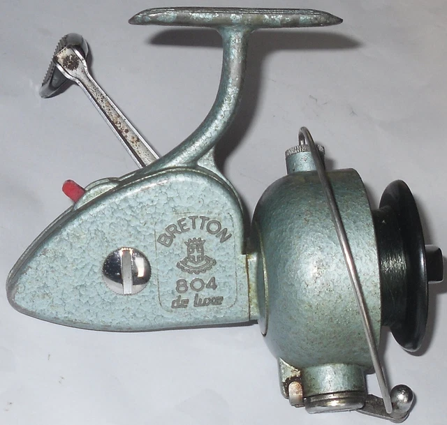 ancien moulinet de pêche BRETTON 804 DE LUXE vintage ... - eBay