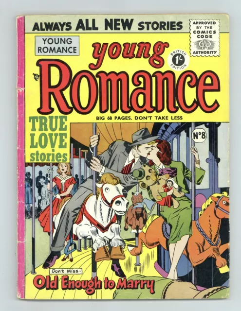 Young Romance #8 VG- 3.5 1953