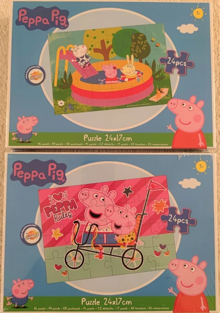 Kinderpuzzle Peppa Wutz Pig Strand Party 24 Teile für Kinder ab 3 Jahr