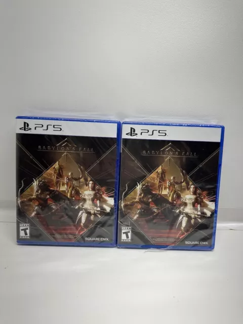 Lot of 2 Babylon's Fall - Sony PlayStation 5 Brand New Sealed PS5 Loose in Case