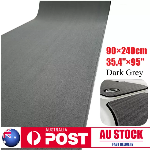 EVA Foam Boat Flooring Carpet  Marine Teak Decking Sheet Dark Gray Vinyl Mat