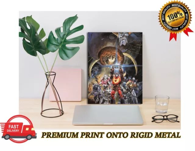 Transformers Animation Classic Movie Premium METAL Poster Art Print Plaque Gift