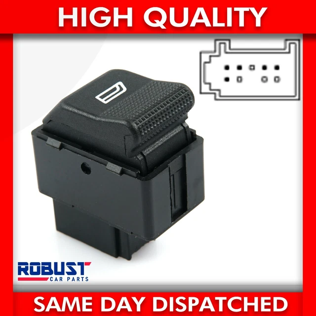 ELECTRIC WINDOW CONTROL Switch For Vw Lupo Polo Seat Arosa