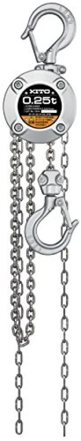 New KITO CX003 Chain Block CX 250kg x 2.5m With Overload Limiter Free Shipping