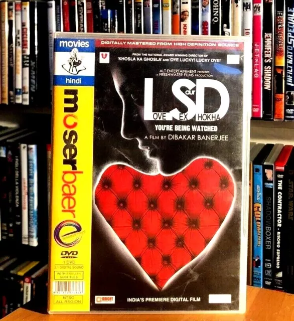 LSD Love Sex Aur Dhokha (2008) BOLLYWOOD DVD COME NUOVO SOTTOTITOLI INGLESE