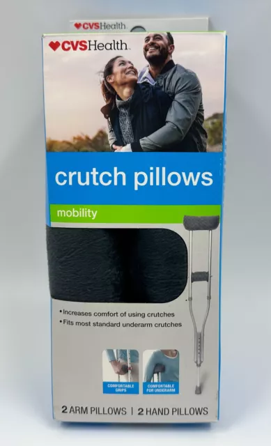 Almohadas de muleta CVS para comodidad | Para comodidad de axilas y manos | Totalmente nuevas