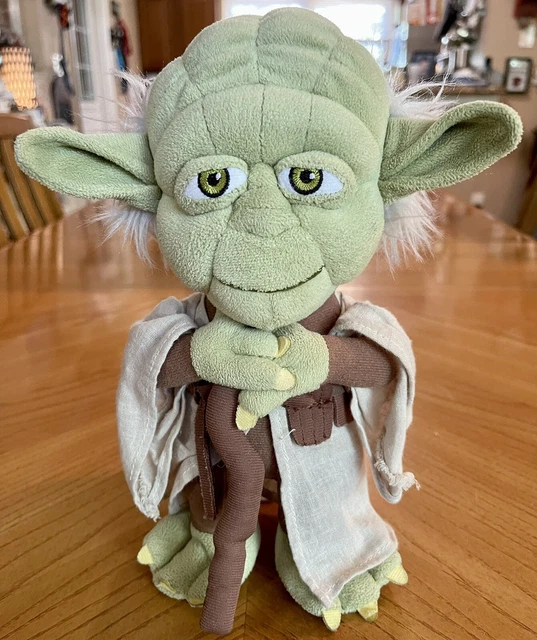 DISNEY STORE ORIGINAL Star Wars Yoda Plush Toy Doll Stuffed Figure 12