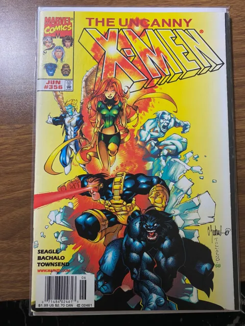 NM+ Uncanny X-Men #356 RARE Newsstand Variant High Grade [Marvel Comics, 1998]