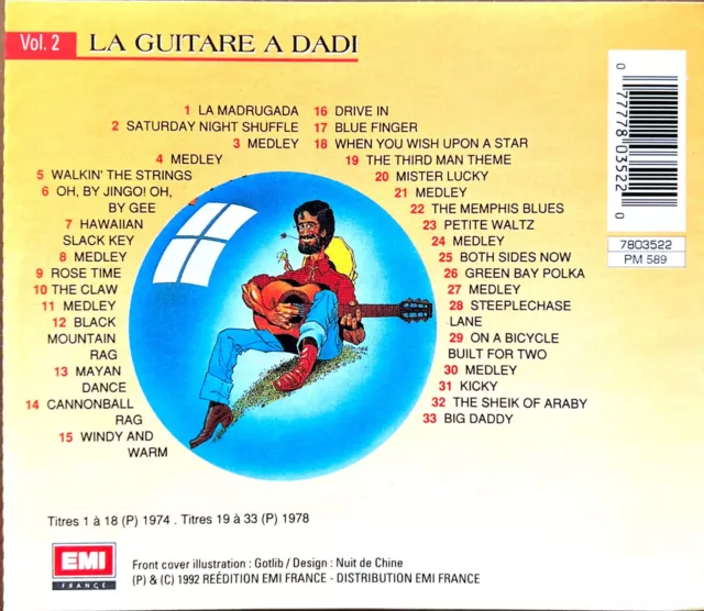 Marcel Dadi CD La Guitare A Dadi N°3 (Vol.2) 2