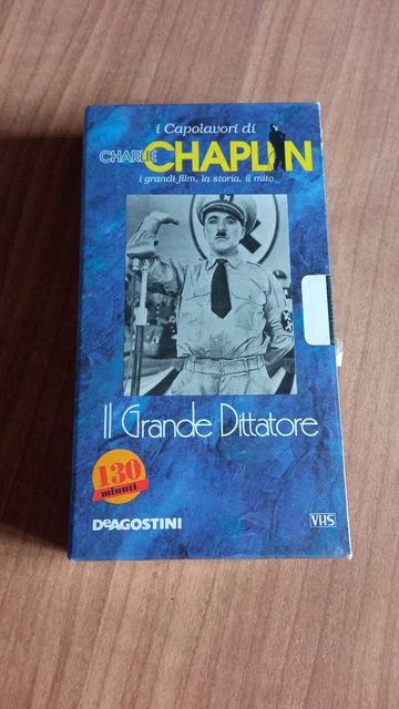 Il Grande Dittatore Di Charlie Chaplin Vhs 1990 I Capolavori De Agostini Nuovo