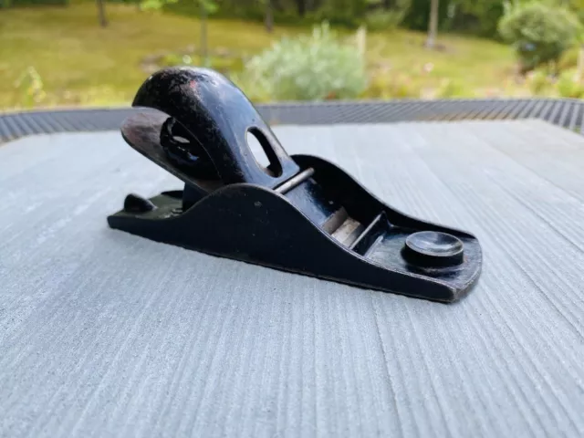 Vintage Stanley No. 102 Block Plane Woodworking Made in USA