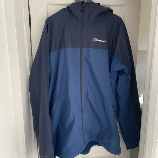 Berghaus Gore-Tex Jacket with Fleece Removable Bergheus Jacket  Size XL Navy Men